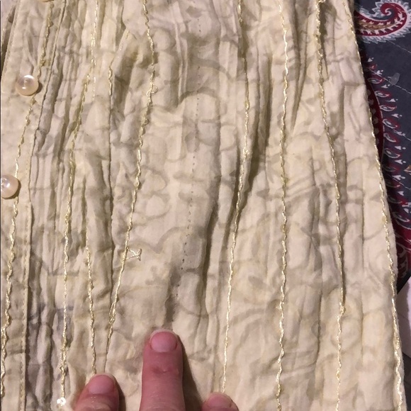 JM Collection Button Blouse - Picture 5 of 5